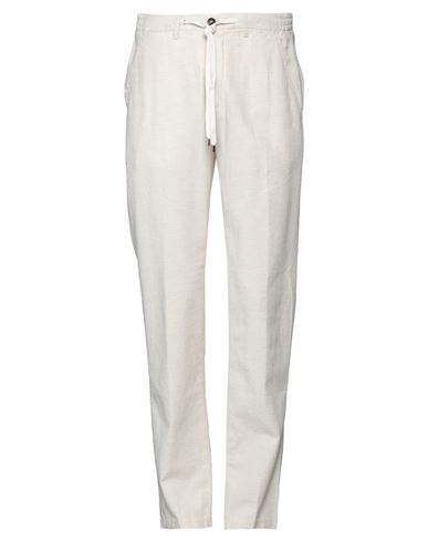 Briglia 1949 Man Pants Ivory Size 34 Tencel, Cotton, Linen, Elastane In White