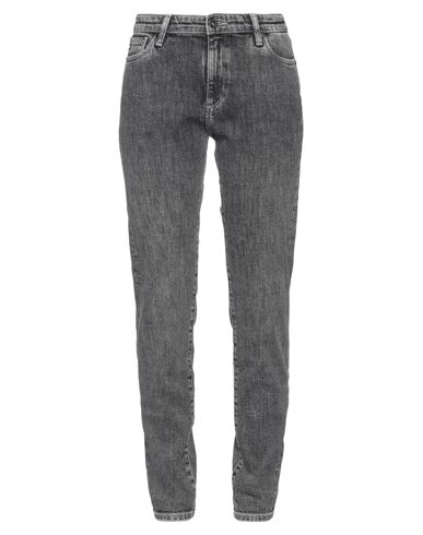 Ag Jeans Woman Jeans Lead Size 32 Cotton, Polyester, Elastane In Grey