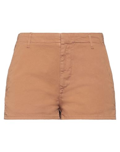 Dondup Woman Shorts & Bermuda Shorts Brown Size 30 Cotton, Elastane