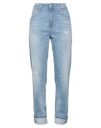 Replay Woman Jeans Blue Size 29w-30l Cotton, Elastane