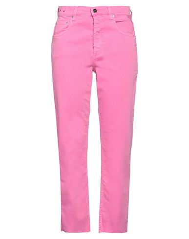 Replay Woman Jeans Fuchsia Size 27w-30l Cotton, Elastane In Magenta