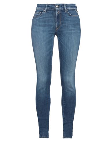 Shop Replay Woman Jeans Blue Size 31w-32l Cotton, Polyester, Elastane