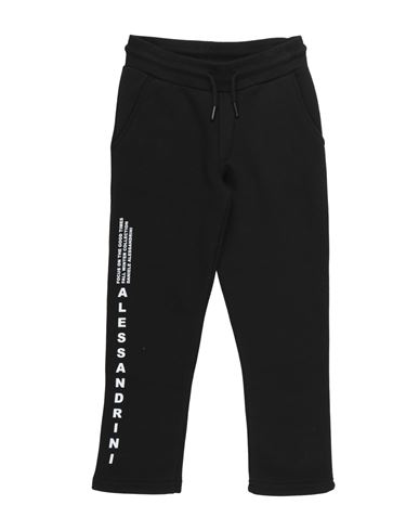 DANIELE ALESSANDRINI DANIELE ALESSANDRINI TODDLER BOY PANTS BLACK SIZE 6 COTTON, POLYESTER 