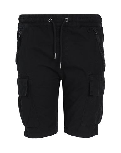 Alpha Industries Man Shorts & Bermuda Shorts Black Size 3xl Cotton