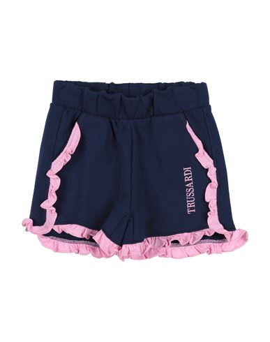 Trussardi Junior Babies'  Toddler Girl Shorts & Bermuda Shorts Navy Blue Size 6 Cotton