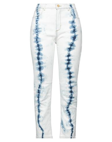 Manila Grace Woman Jeans Blue Size 26 Cotton, Elastomultiester, Elastane