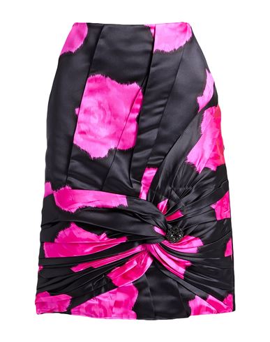Calvin Klein 205w39nyc Woman Midi Skirt Black Size 4 Silk