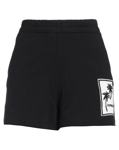 Shop Moncler Woman Shorts & Bermuda Shorts Black Size M Cotton, Polyamide