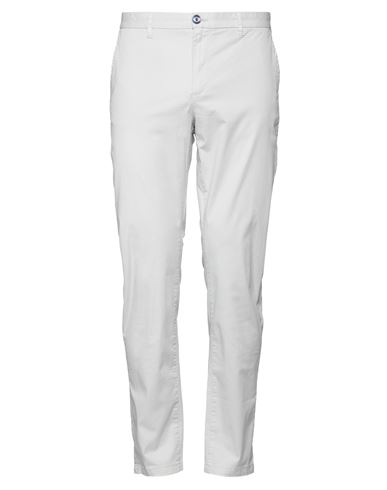Fred Mello Man Pants Light Grey Size 32 Cotton, Elastane