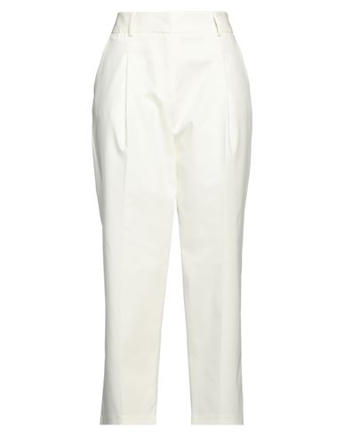Aniye By Woman Pants White Size M Cotton, Polyester, Elastane