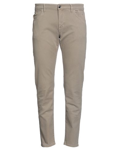 Jeckerson Man Pants Khaki Size 36 Cotton, Lyocell, Elastane In Beige