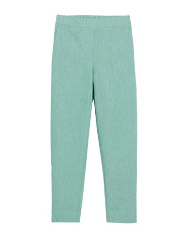 Nanà Italian Heart Woman Pants Light Green Size M Polyester, Cotton, Linen