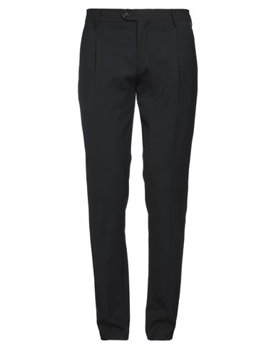 Brian Dales Man Pants Black Size 30 Polyester, Wool, Elastane