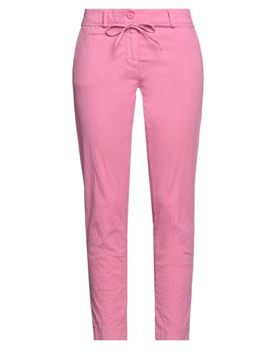 Mason's Woman Pants Pink Size 10 Cotton, Elastane
