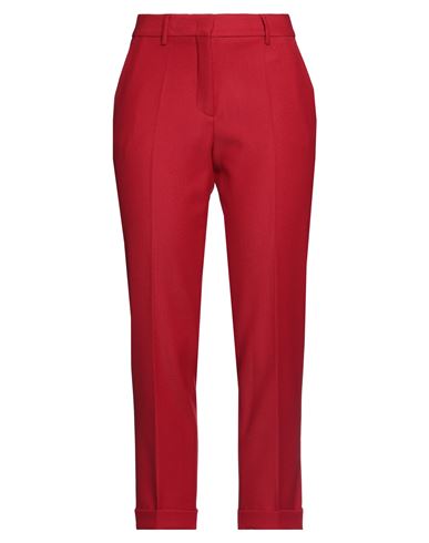 Brian Dales Woman Pants Red Size 10 Polyester, Wool, Elastane