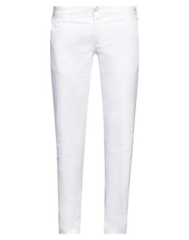 Jacob Cohёn Man Pants White Size 36 Cotton, Elastane In White