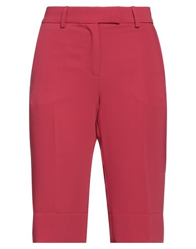 Semicouture Woman Shorts & Bermuda Shorts Red Size 6 Polyester, Acetate In Red