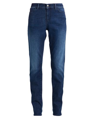 Emporio Armani Woman Denim Pants Blue Size 31 Cotton, Modal, Elastomultiester, Elastane