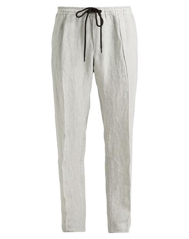 Emporio Armani Man Pants Grey Size 34 Linen