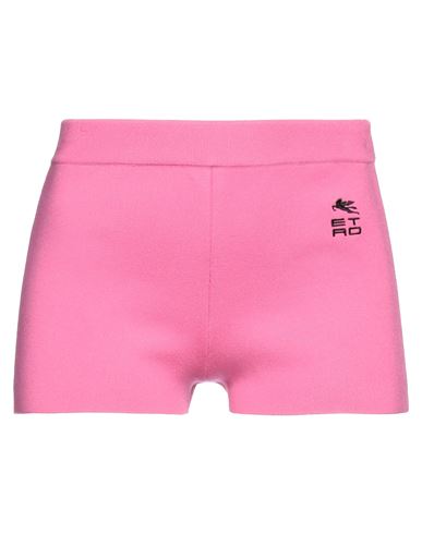 Shop Etro Woman Shorts & Bermuda Shorts Fuchsia Size 6 Viscose, Polyester In Pink