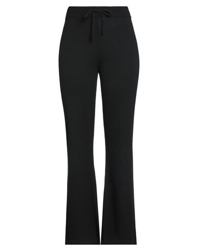 Cristina Gavioli Woman Pants Black Size L Viscose, Polyamide, Wool, Cashmere