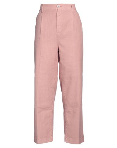 Shop True Nyc Woman Pants Pastel Pink Size 29 Cotton, Linen, Elastane