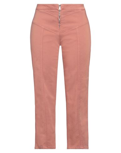 Dondup Woman Pants Pastel Pink Size 28 Cotton, Elastomultiester, Elastane