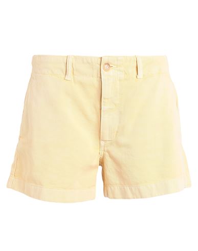 Shop Polo Ralph Lauren Chino Short Woman Shorts & Bermuda Shorts Light Yellow Size 8 Cotton