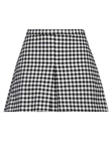 N°21 WOMAN MINI SKIRT BLACK SIZE 8 COTTON 