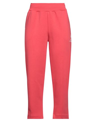 Suns Woman Cropped Pants Coral Size Xs Cotton, Elastane In Red