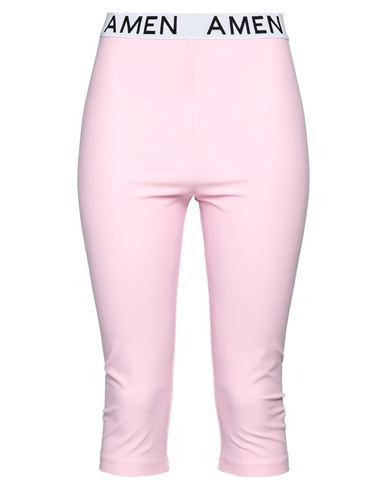 Shop Amen Woman Leggings Light Pink Size L Polyamide, Elastane, Polyester