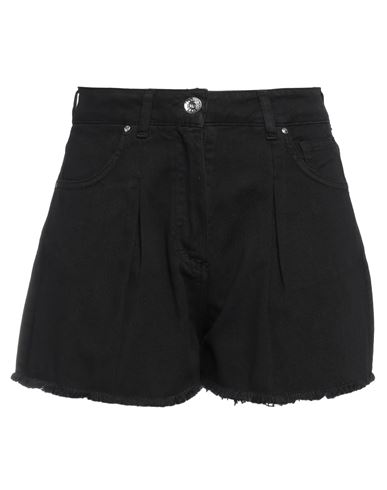 Take-two Woman Denim Shorts Black Size 8 Cotton