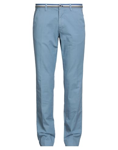 Shop Mason's Man Pants Light Blue Size 38 Cotton, Elastane