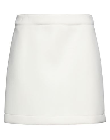 Virna Drò® Virna Drò Woman Mini Skirt White Size 8 Polyester, Polyurethane, Elastane