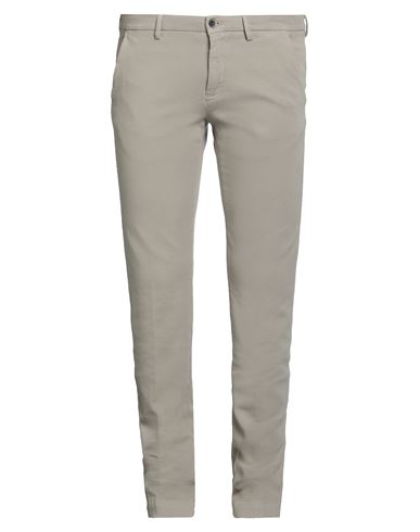 Powell Man Pants Dove Grey Size 38 Cotton, Elastane