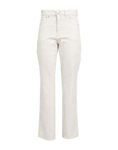 Vero Moda Woman Jeans Ivory Size 25w-30l Cotton, Elastane In White