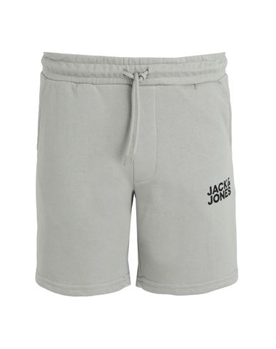 Jack & Jones Man Shorts & Bermuda Shorts Sage Green Size Xxl Organic Cotton, Polyester, Cotton