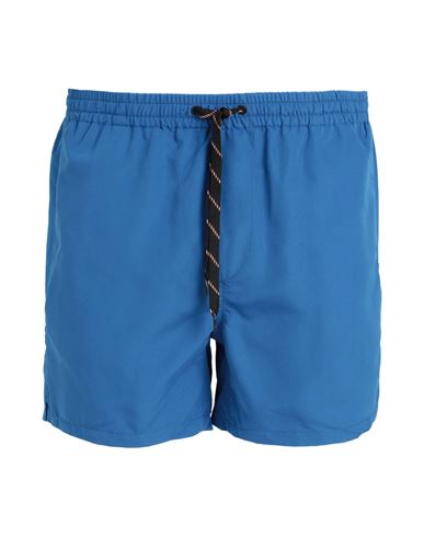 Only & Sons Man Beach Shorts And Pants Bright Blue Size S Recycled Polyester, Polyester