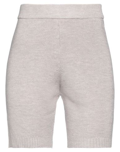 Magda Butrym Woman Shorts & Bermuda Shorts Dove Grey Size 6 Wool, Silk, Cashmere