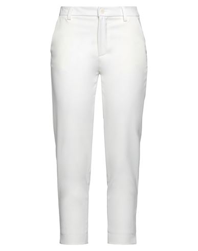 Virna Drò® Virna Drò Woman Pants White Size 6 Polyester, Viscose, Elastane