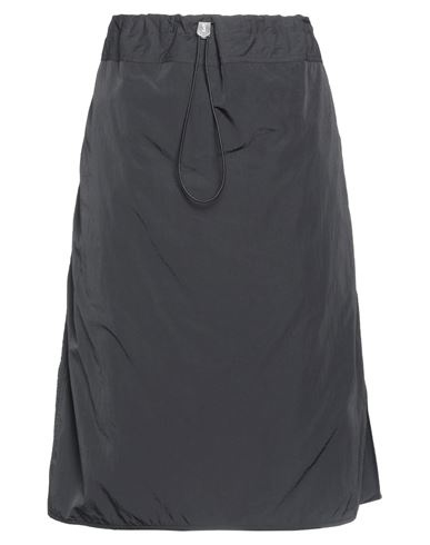 Jil Sander Woman Midi Skirt Black Size 2 Polyamide, Cotton