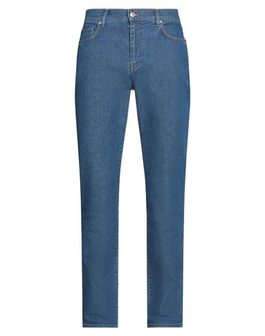 Moschino Man Jeans Blue Size 28 Cotton, Elastane