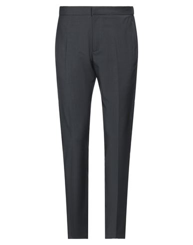 120% Lino Man Pants Lead Size 32 Wool, Polyester, Elastane In Grey
