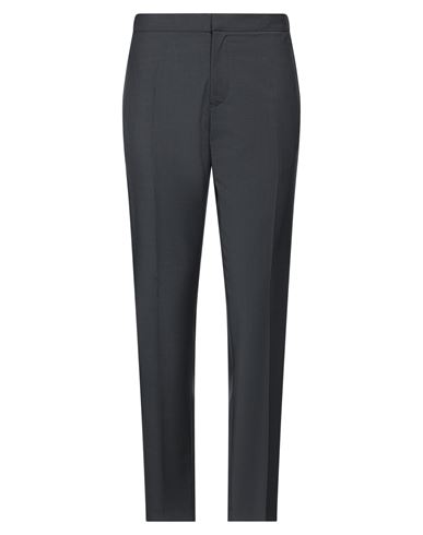 120% Lino Man Pants Lead Size 32 Wool, Polyester, Elastane In Grey