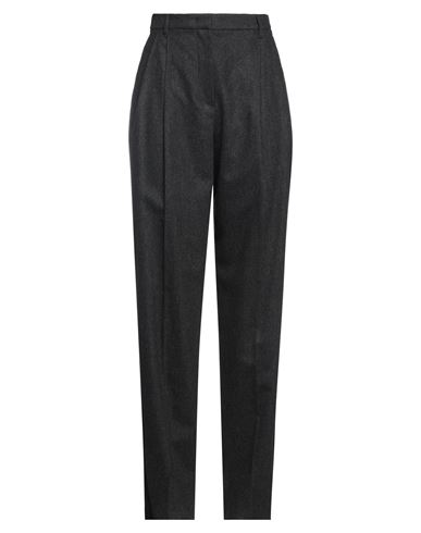 Emporio Armani Woman Pants Steel Grey Size 14 Virgin Wool, Cashmere, Elastane