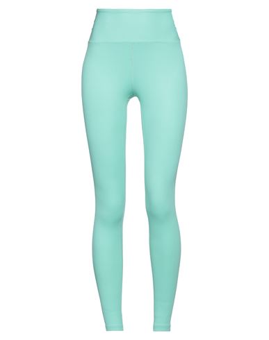 Year Of Ours Woman Leggings Turquoise Size S Nylon, Elastane In Blue