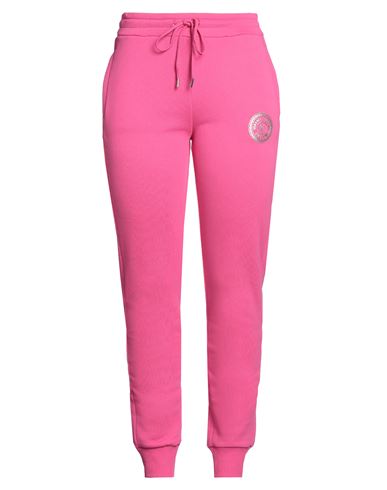 Versace Jeans Couture Woman Pants Fuchsia Size Xl Cotton In Pink