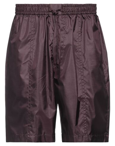 Emporio Armani Man Shorts & Bermuda Shorts Dark Purple Size 32 Polyester