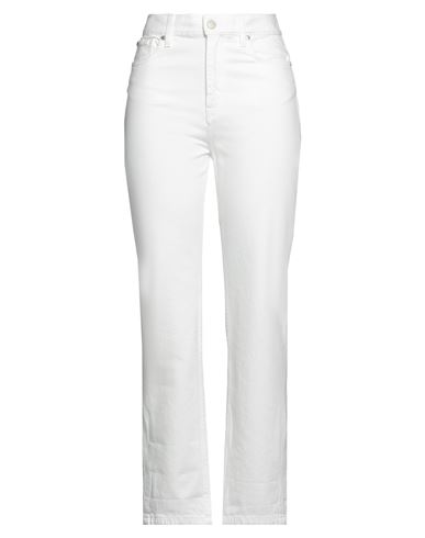 Shop Dorothee Schumacher Woman Jeans White Size 3 Cotton