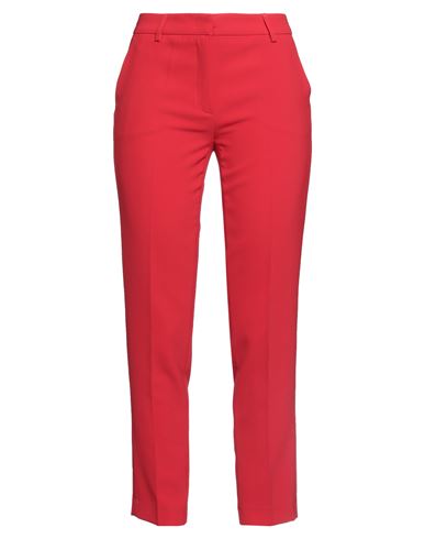 Blanca Vita Woman Pants Red Size 4 Polyester, Elastane